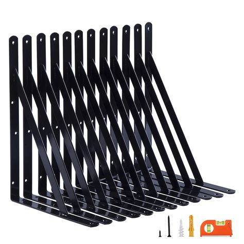 14 inch metal brackets for shelving|heavy duty outdoor shelf brackets.